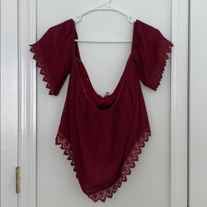 Charlotte Russe off the shoulder shirt